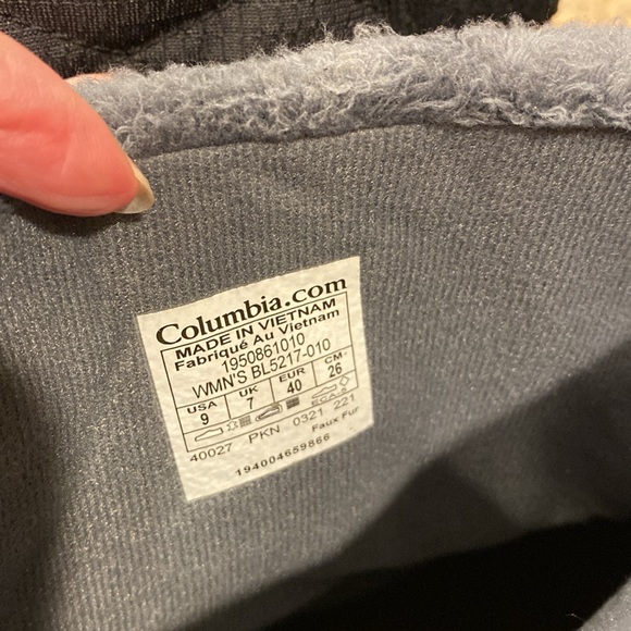 Columbia Ice Maiden Slip III Boot Snow Faux Fur Breathable Winter Waterproof 9 - Picture 6 of 16